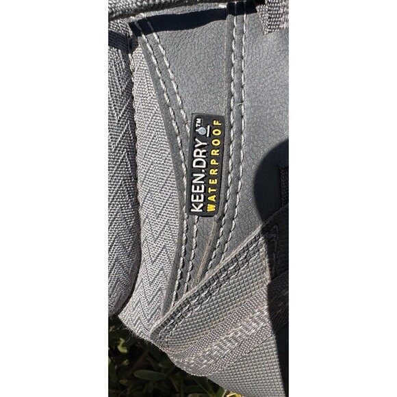 KEEN Steens Mid WaterprSteel Gray / Ocean Wave woman's Size 8 unisex hiking boot - Picture 8 of 12